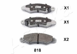 Ashika 50-08-818 Brake Pad Set, disc brake 5008818: Buy near me in Poland at 2407.PL - Good price!