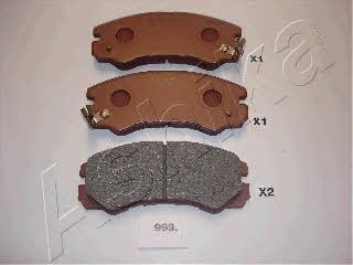 Ashika 50-09-999 Brake Pad Set, disc brake 5009999: Buy near me in Poland at 2407.PL - Good price!