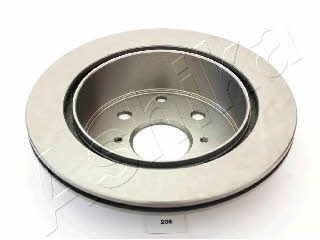 Ashika 61-02-206 Rear ventilated brake disc 6102206: Buy near me at 2407.PL in Poland at an Affordable price!