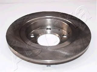 Ashika 61-03-314 Rear brake disc, non-ventilated 6103314: Buy near me in Poland at 2407.PL - Good price!