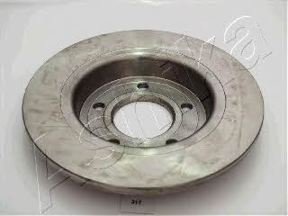 Ashika 61-03-317 Rear brake disc, non-ventilated 6103317: Buy near me in Poland at 2407.PL - Good price!