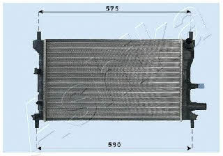 Ashika RDA053060 Радиатор охлаждения двигателя RDA053060: Отличная цена - Купить в Польше на 2407.PL!