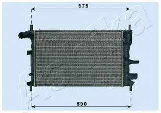 Ashika RDA053062 Радиатор охлаждения двигателя RDA053062: Отличная цена - Купить в Польше на 2407.PL!