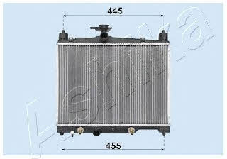 Ashika RDA153014 Радиатор охлаждения двигателя RDA153014: Отличная цена - Купить в Польше на 2407.PL!