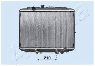 Ashika RDA283058 Радиатор охлаждения двигателя RDA283058: Отличная цена - Купить в Польше на 2407.PL!