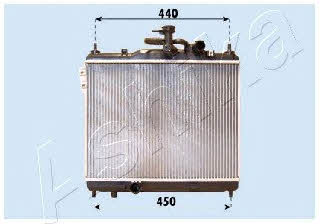 Ashika RDA283093 Радиатор охлаждения двигателя RDA283093: Отличная цена - Купить в Польше на 2407.PL!