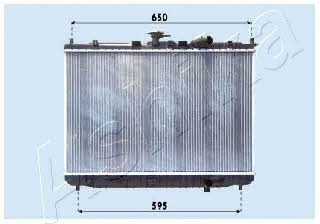 Ashika RDA333025 Радиатор охлаждения двигателя RDA333025: Отличная цена - Купить в Польше на 2407.PL!