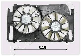 Ashika VNT152022 Вентилятор радиатора охлаждения VNT152022: Отличная цена - Купить в Польше на 2407.PL!