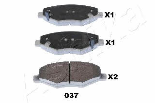 Ashika 50-00-037 Brake Pad Set, disc brake 5000037: Buy near me in Poland at 2407.PL - Good price!