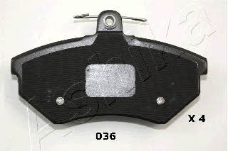 Ashika 50-00-036 Brake Pad Set, disc brake 5000036: Buy near me in Poland at 2407.PL - Good price!