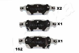 Ashika 50-01-162 Brake Pad Set, disc brake 5001162: Buy near me in Poland at 2407.PL - Good price!