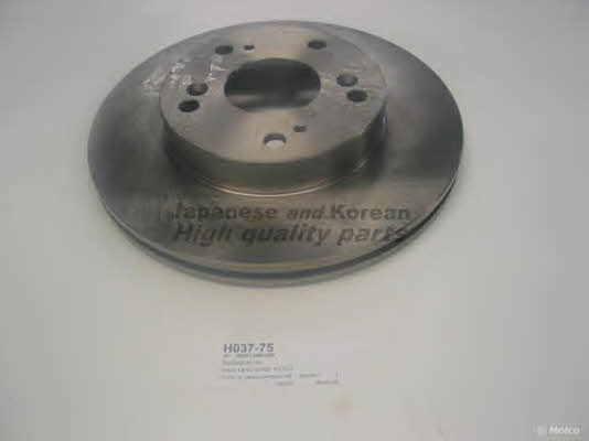 Ashuki H037-75 Front brake disc ventilated H03775: Buy near me in Poland at 2407.PL - Good price!
