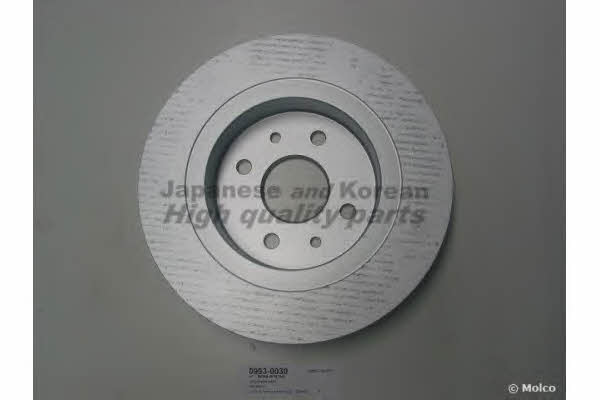 Ashuki 0993-0030 Rear brake disc, non-ventilated 09930030: Buy near me in Poland at 2407.PL - Good price!