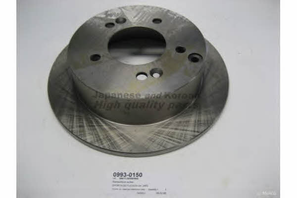 Ashuki 0993-0150 Rear brake disc, non-ventilated 09930150: Buy near me at 2407.PL in Poland at an Affordable price!