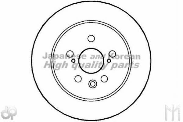 Ashuki 0993-0302 Тормозной диск задний невентилируемый 09930302: Отличная цена - Купить в Польше на 2407.PL!