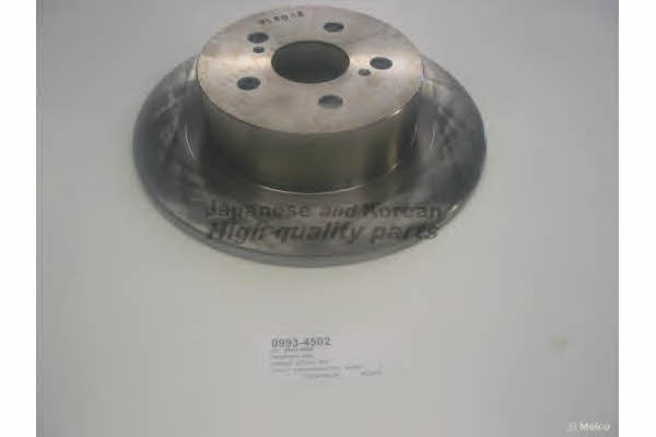 Ashuki 0993-4502 Rear brake disc, non-ventilated 09934502: Buy near me at 2407.PL in Poland at an Affordable price!