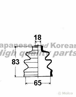 Ashuki 0858-2006 Пыльник приводного вала 08582006: Отличная цена - Купить в Польше на 2407.PL!