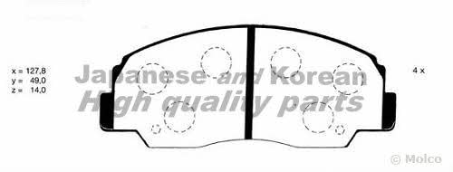 Ashuki D093-06 Brake Pad Set, disc brake D09306: Buy near me in Poland at 2407.PL - Good price!