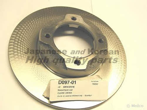 Ashuki D097-01 Unventilated front brake disc D09701: Buy near me in Poland at 2407.PL - Good price!
