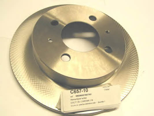 Ashuki C657-10 Тормозной диск задний невентилируемый C65710: Отличная цена - Купить в Польше на 2407.PL!