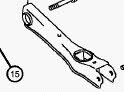 Ashuki C864-18 Suspension arm front lower left C86418: Buy near me in Poland at 2407.PL - Good price!