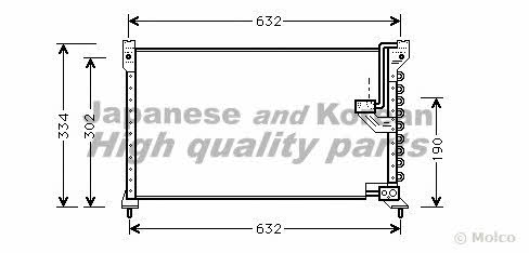 Ashuki H559-02 Радиатор кондиционера (Конденсатор) H55902: Купить в Польше - Отличная цена на 2407.PL!