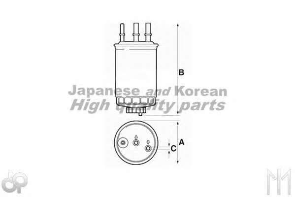 Ashuki SY003-05 Fuel filter SY00305: Buy near me in Poland at 2407.PL - Good price!