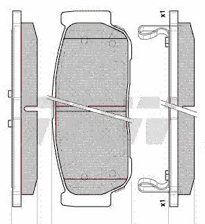 Ashuki SY015-20 Гальмівні колодки, комплект SY01520: Приваблива ціна - Купити у Польщі на 2407.PL!