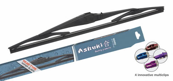Ashuki WAR011 Rear wiper blade 280 mm (11") WAR011: Buy near me in Poland at 2407.PL - Good price!