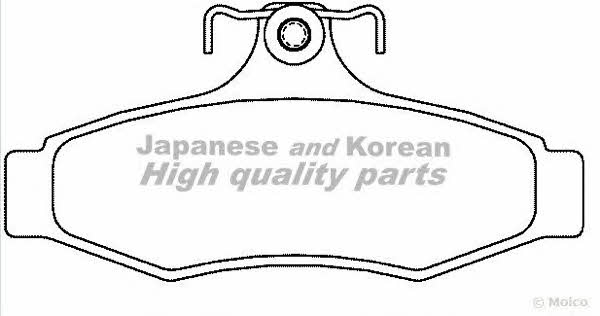 Ashuki J011-02 Brake Pad Set, disc brake J01102: Buy near me in Poland at 2407.PL - Good price!