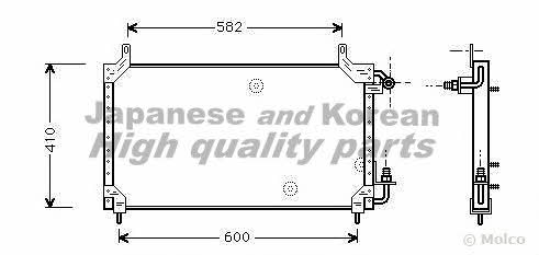 Ashuki J033-01 Cooler Module J03301: Buy near me in Poland at 2407.PL - Good price!
