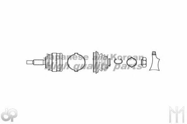 Ashuki J105-06 CV joint J10506: Buy near me in Poland at 2407.PL - Good price!