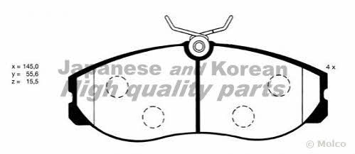 Ashuki N009-75 Brake Pad Set, disc brake N00975: Buy near me in Poland at 2407.PL - Good price!