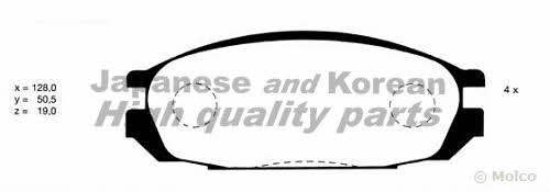 Ashuki N011-50 Brake Pad Set, disc brake N01150: Buy near me in Poland at 2407.PL - Good price!