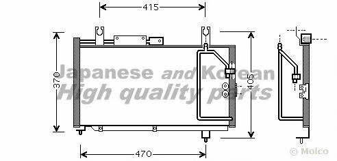 Ashuki K460-06 Радиатор кондиционера (Конденсатор) K46006: Купить в Польше - Отличная цена на 2407.PL!