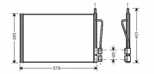 Ashuki M559-49 Радиатор кондиционера (Конденсатор) M55949: Отличная цена - Купить в Польше на 2407.PL!