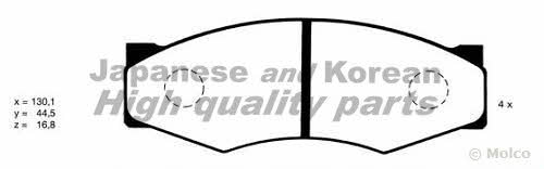 Ashuki N009-09 Brake Pad Set, disc brake N00909: Buy near me in Poland at 2407.PL - Good price!