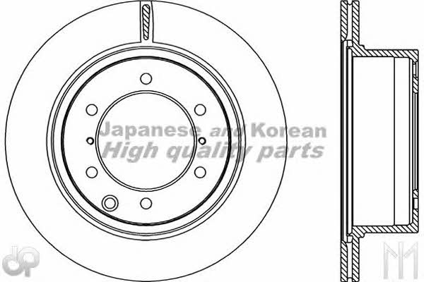 Ashuki 0993-2150 Тормозной диск задний вентилируемый 09932150: Отличная цена - Купить в Польше на 2407.PL!