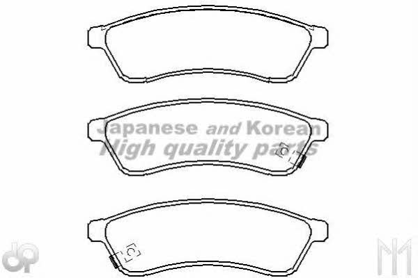 Ashuki 1083-4090 Brake Pad Set, disc brake 10834090: Buy near me in Poland at 2407.PL - Good price!