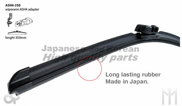 Ashuki ASH4-350 Set of framed wiper blades 600/350 ASH4350: Buy near me in Poland at 2407.PL - Good price!