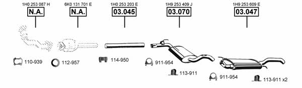  VA032265 Abgasanlage VA032265: Kaufen Sie zu einem guten Preis in Polen bei 2407.PL!