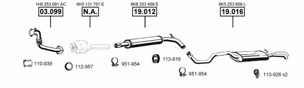 Asmet VA035485 Abgasanlage VA035485: Kaufen Sie zu einem guten Preis in Polen bei 2407.PL!