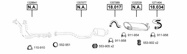 VO185150 Asmet Abgasanlage