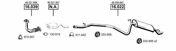 Asmet FI162900 Exhaust system FI162900: Buy near me at 2407.PL in Poland at an Affordable price!