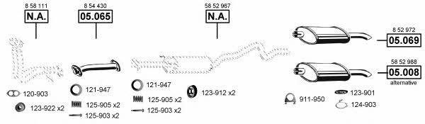  OP050650 Układ wydechowy OP050650: Dobra cena w Polsce na 2407.PL - Kup Teraz!