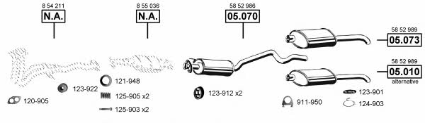 Asmet OP050780 Abgasanlage OP050780: Kaufen Sie zu einem guten Preis in Polen bei 2407.PL!