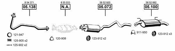 Asmet OP050915 Abgasanlage OP050915: Kaufen Sie zu einem guten Preis in Polen bei 2407.PL!