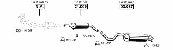 Asmet AU060100 Abgasanlage AU060100: Kaufen Sie zu einem guten Preis in Polen bei 2407.PL!