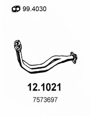  12.1021 Exhaust pipe 121021: Buy near me in Poland at 2407.PL - Good price!