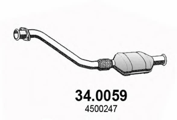 Asso 34.0059 Catalytic Converter 340059: Buy near me in Poland at 2407.PL - Good price!